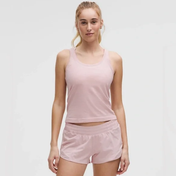 New Lululemon Swiftly Tech Cropped Racerback Tank Top. Pink Haze. Size 6. - Picture 8 of 16